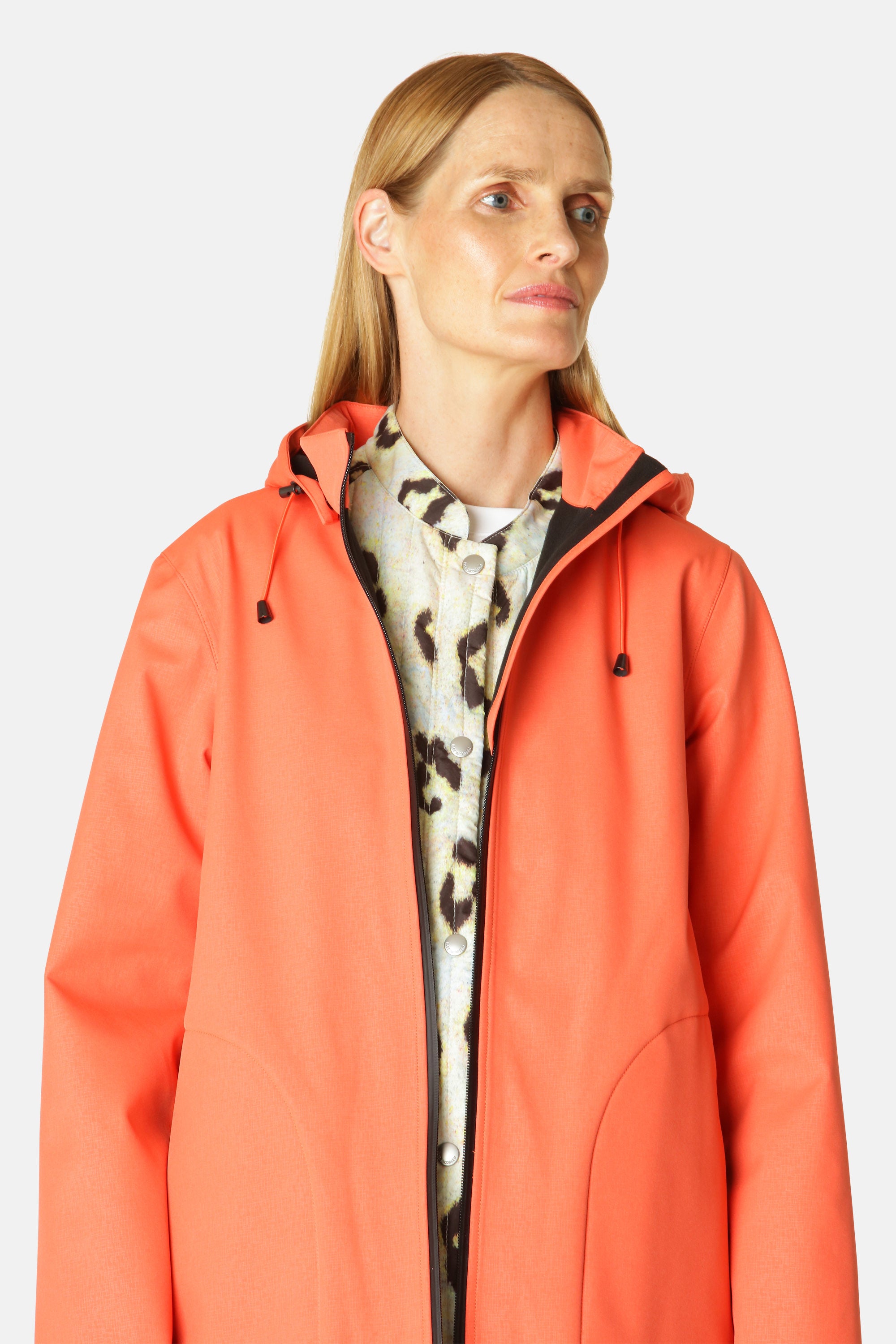 Softshell Regnjakke A-fasong - Hot Orange